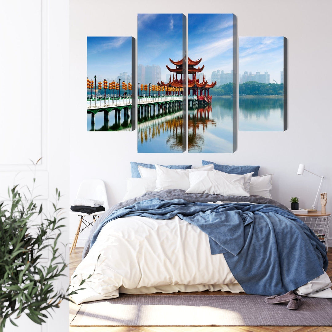 4 daļu kanva: Kaohsiung slavenā vieta X-ART