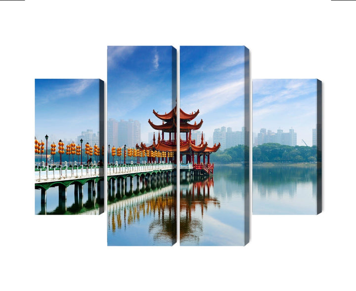 4 daļu kanva: Kaohsiung slavenā vieta X-ART