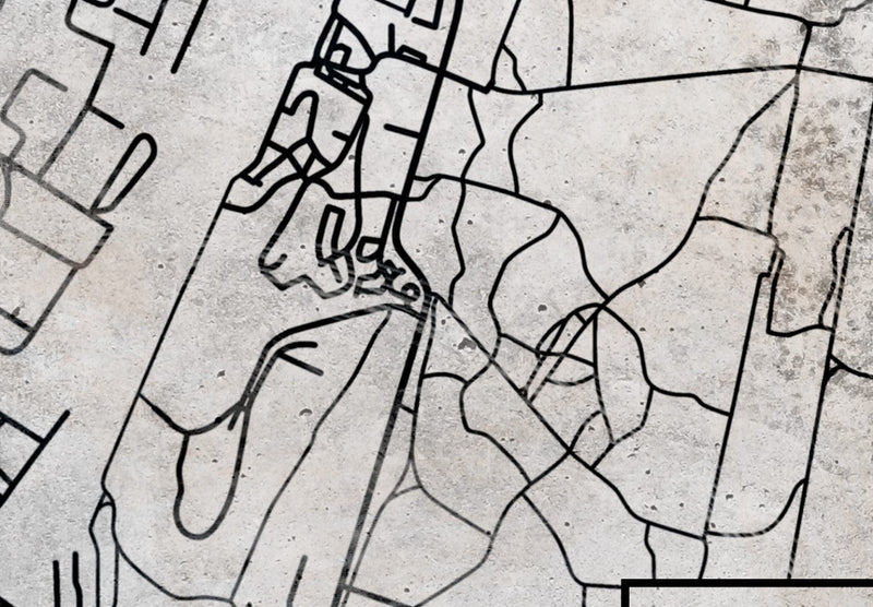 Kanva - Karte ar Kopenhāgenas centru gaišos toņos, (x 1), 135171 G-ART