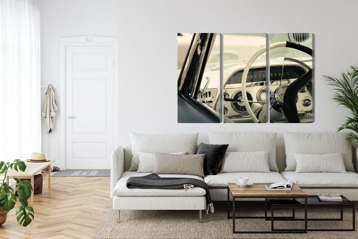 Kanva - Klasiskas amerikāņu automašīnas interjers, N-3563 X-ART