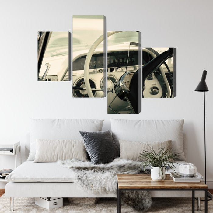 Kanva - Klasiskas amerikāņu automašīnas interjers, N-3566 X-ART