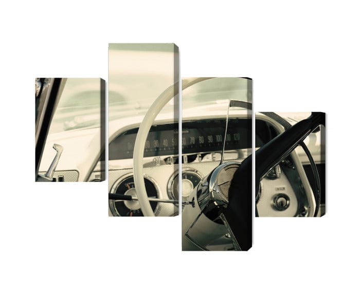 Kanva - Klasiskas amerikāņu automašīnas interjers, N-3566 X-ART
