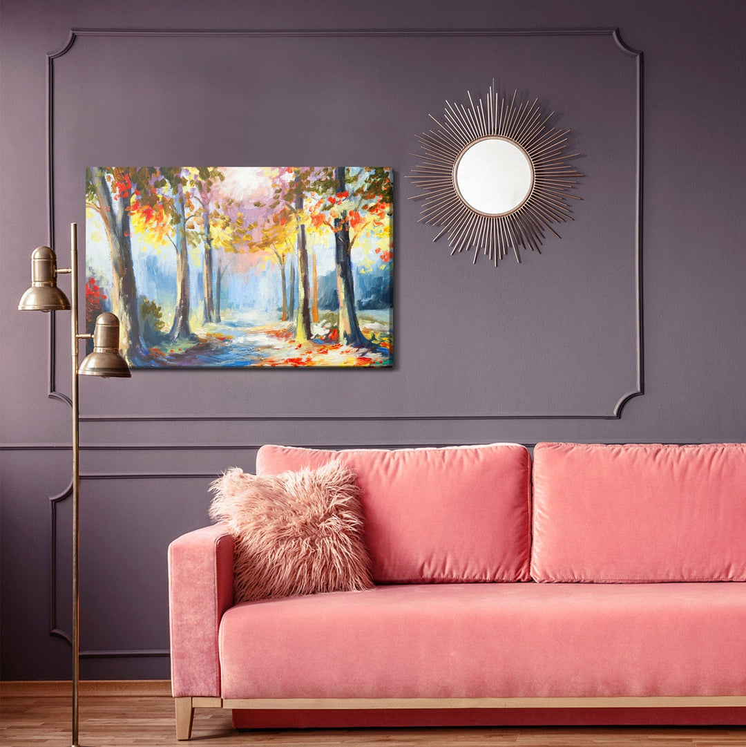 Kanva - Krāsaina meža ainava, N-1182 X-ART