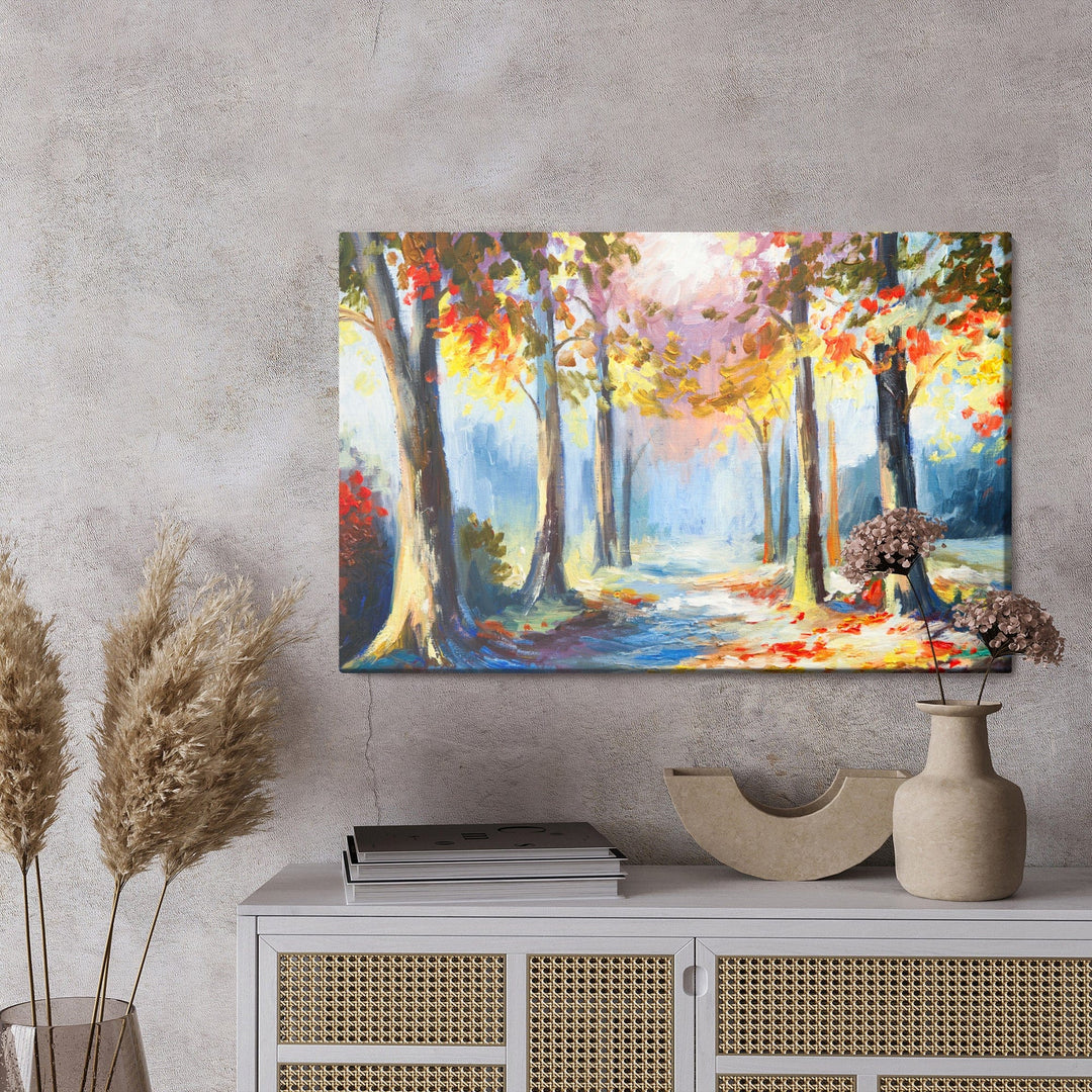 Kanva - Krāsaina meža ainava, N-1182 X-ART