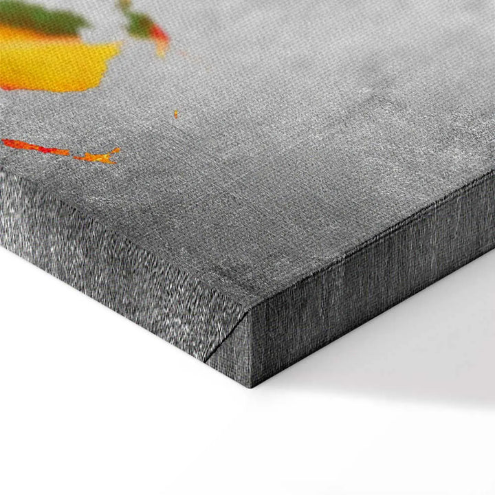 Kanva - Daudzkrāsaina pasaule uz pelēka betona, 105058, (x5) ART XL