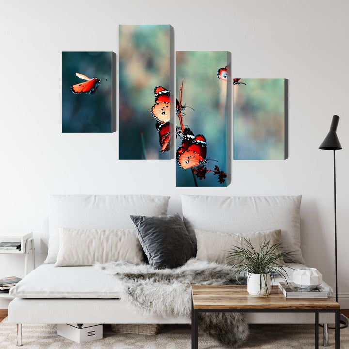 Kanva: Krāsaini tauriņi makro mērogā X-ART