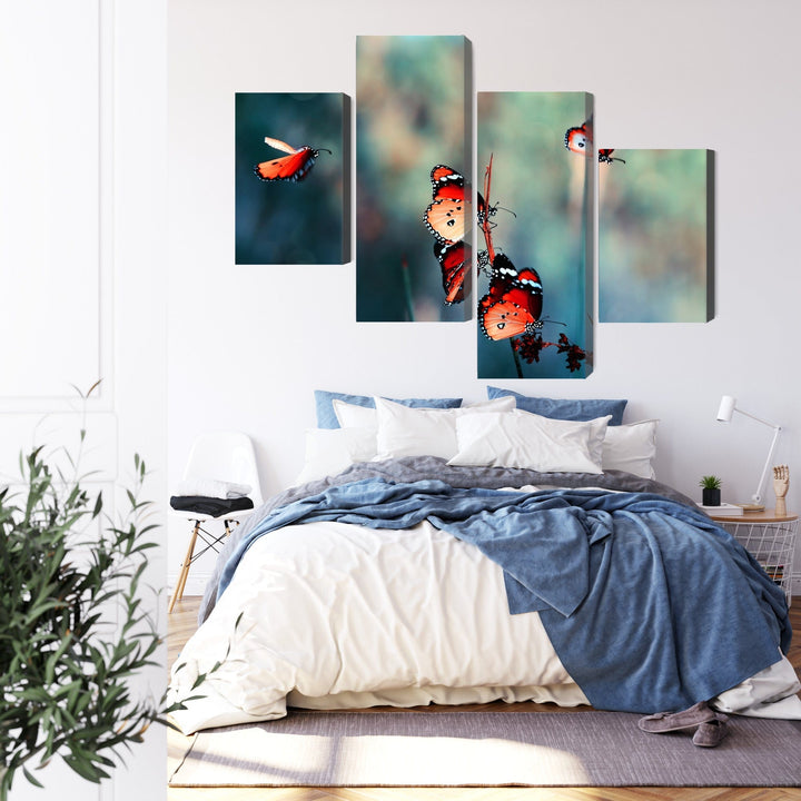 Kanva: Krāsaini tauriņi makro mērogā X-ART