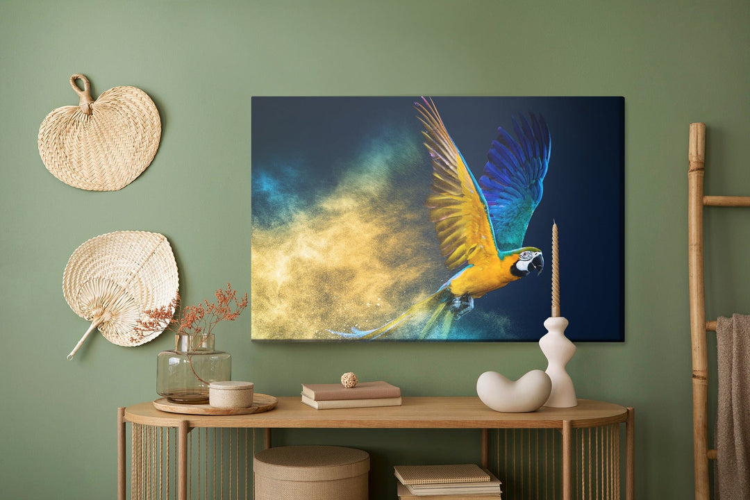 Kanva - Krāsains papagailis, N-804 X-ART