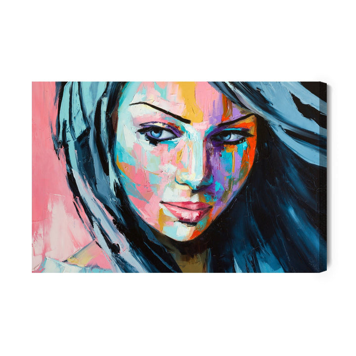 Kanva - Krāsains sievietes portrets, N-935 X-ART