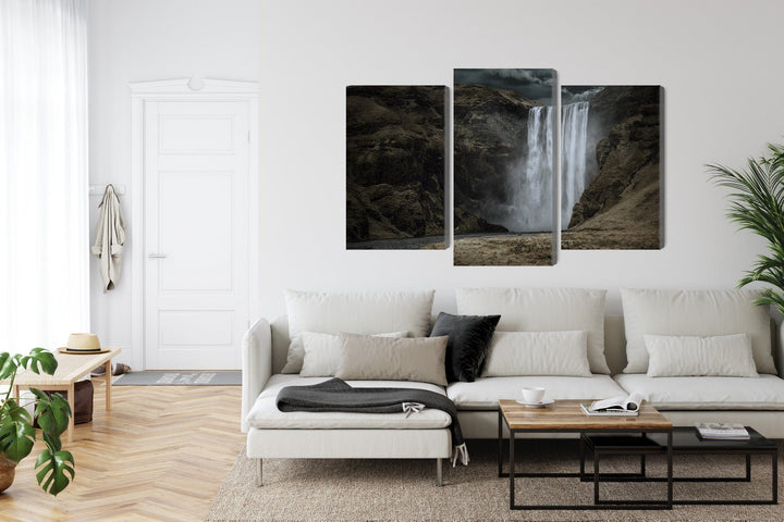 Kanva - Krāšņs Skógafoss ūdenskritums, N-3338 X-ART