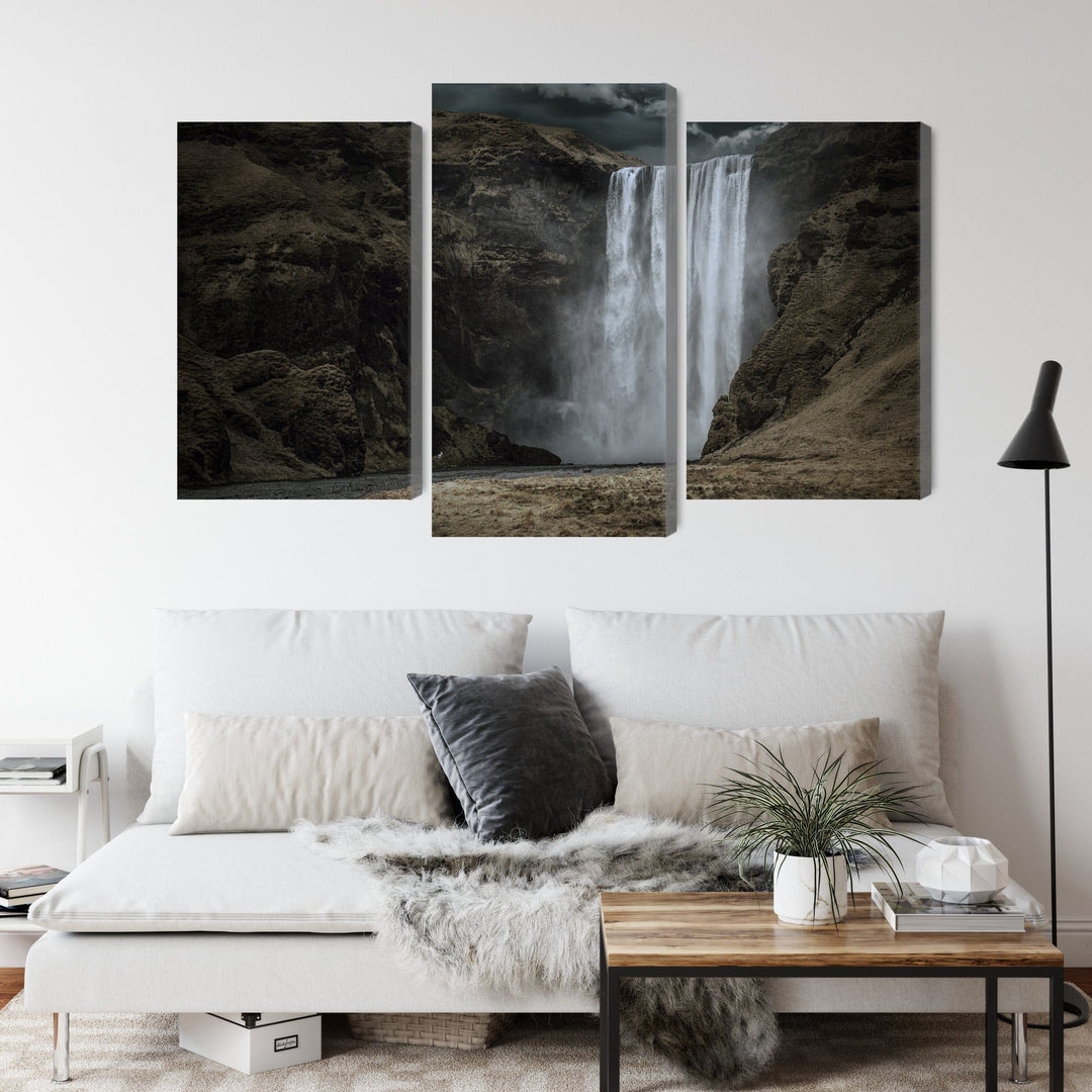 Kanva - Krāšņs Skógafoss ūdenskritums, N-3338 X-ART