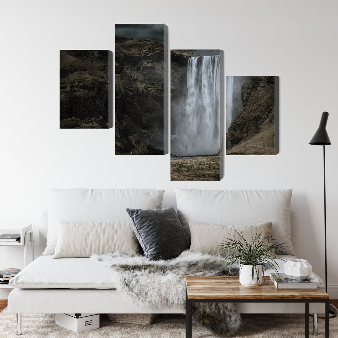 Kanva - Krāšņs Skógafoss ūdenskritums, N-3340 X-ART