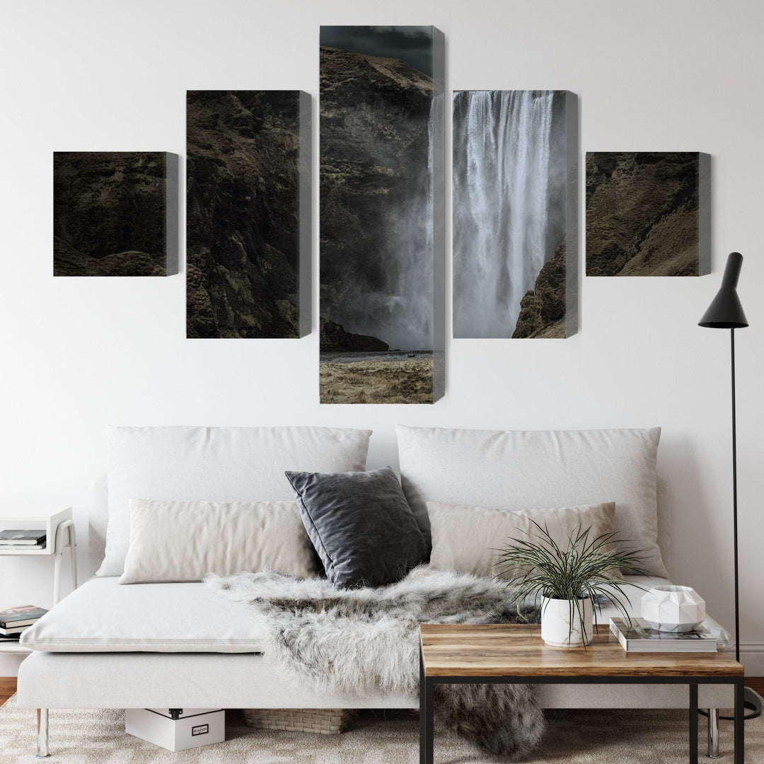 Kanva - Krāšņs Skógafoss ūdenskritums, N-3341 X-ART