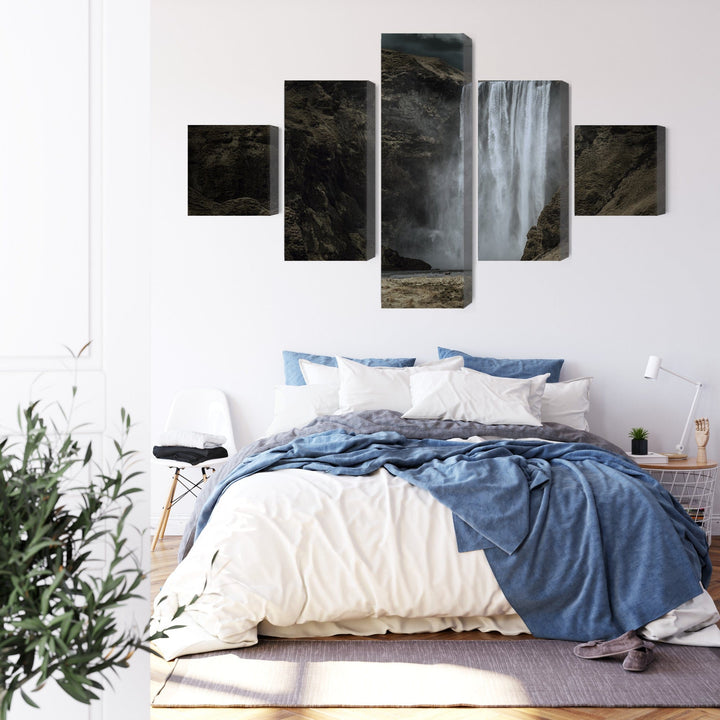 Kanva - Krāšņs Skógafoss ūdenskritums, N-3341 X-ART