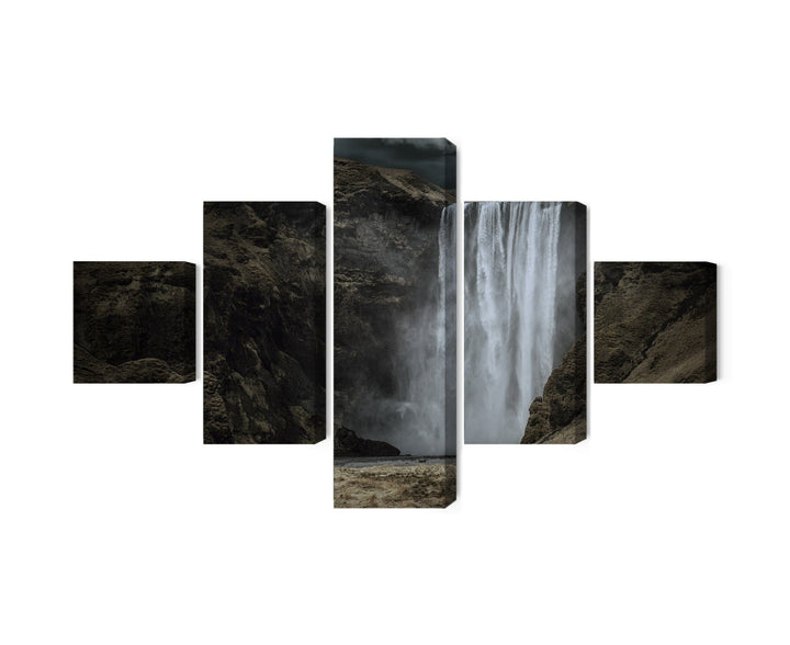 Kanva - Krāšņs Skógafoss ūdenskritums, N-3341 X-ART