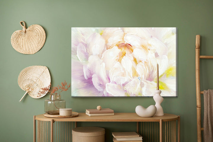 Kanva - Krāsotas peoniju ziedi X-ART