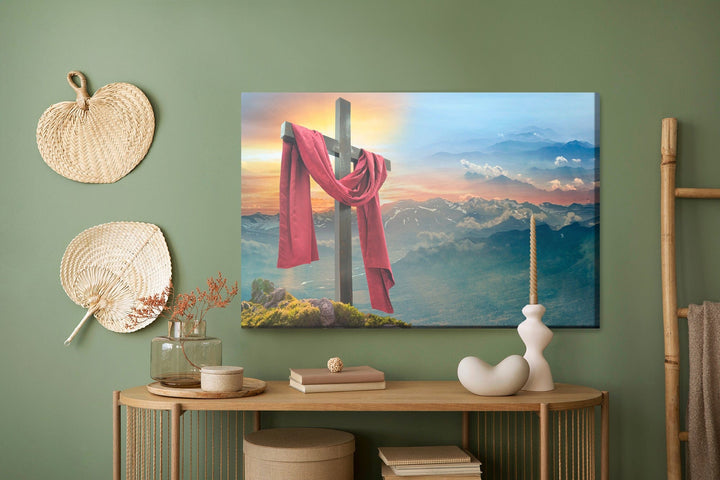 Kanva - Krusts uz kalnu fona, N-2550 X-ART