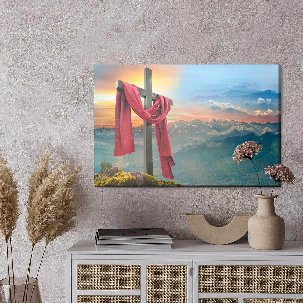 Kanva - Krusts uz kalnu fona, N-2550 X-ART
