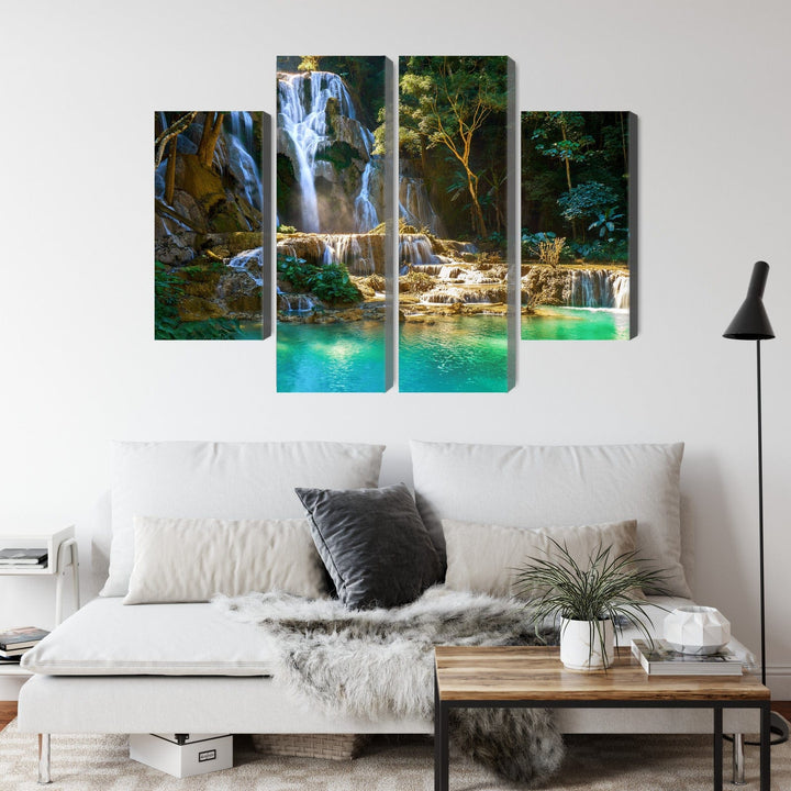 Kanva - Kuang Si ūdenskritums, N-3214 X-ART