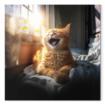 Kanva - Laimīgs kaķis saullēktā, 150232 G-ART