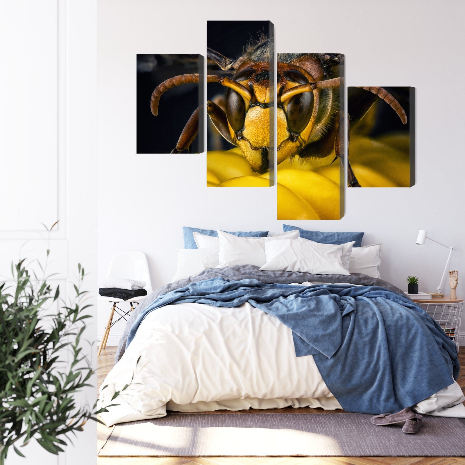 Kanva: Lapseņe makro mērogā, dzeltena X-ART
