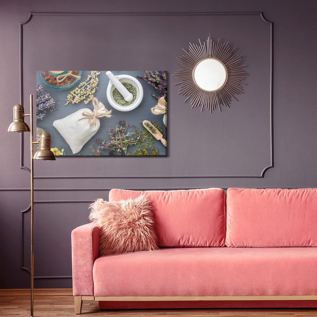 Kanva - Lavanda ar garšaugiem, N-717 X-ART