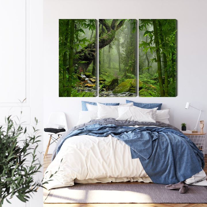 Kanva - Lietus meža zaļums, N-1979 X-ART