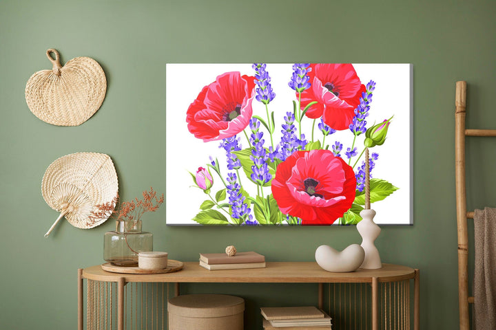 Kanva - Magones un lavandas pušķis, N-1506 X-ART