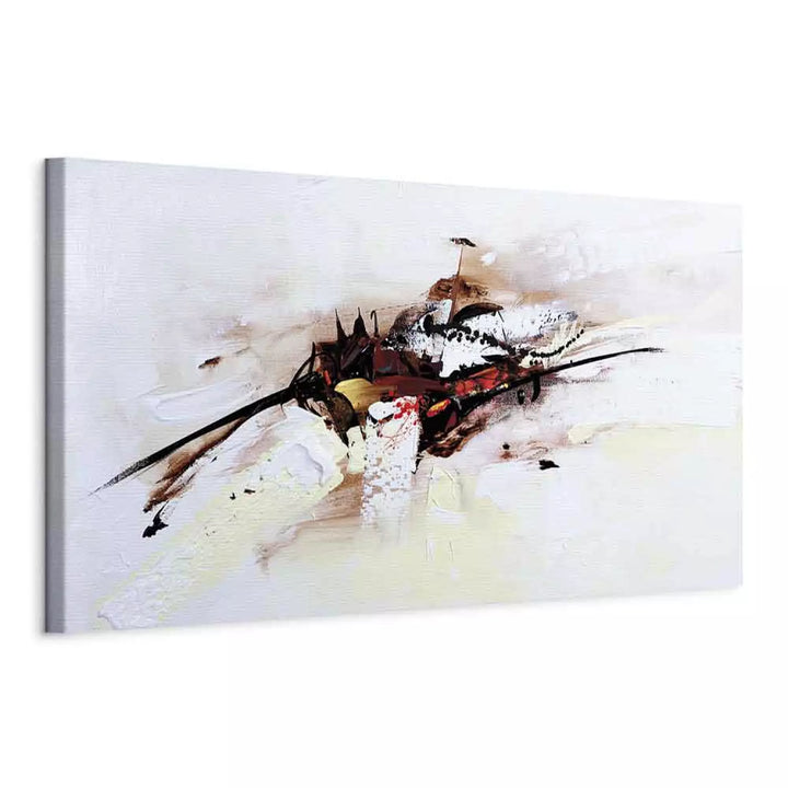 Kanva "Kuģa Redzējums" – Mākslinieciska Krāsu Abstrakcija ART XL