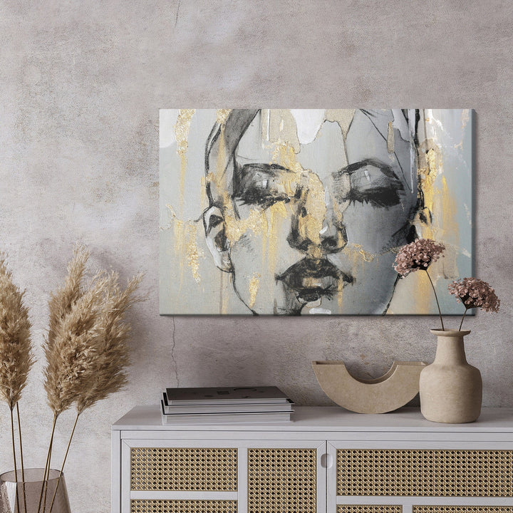 Kanva - Māksliniecisks sievietes portrets, N-1162 X-ART