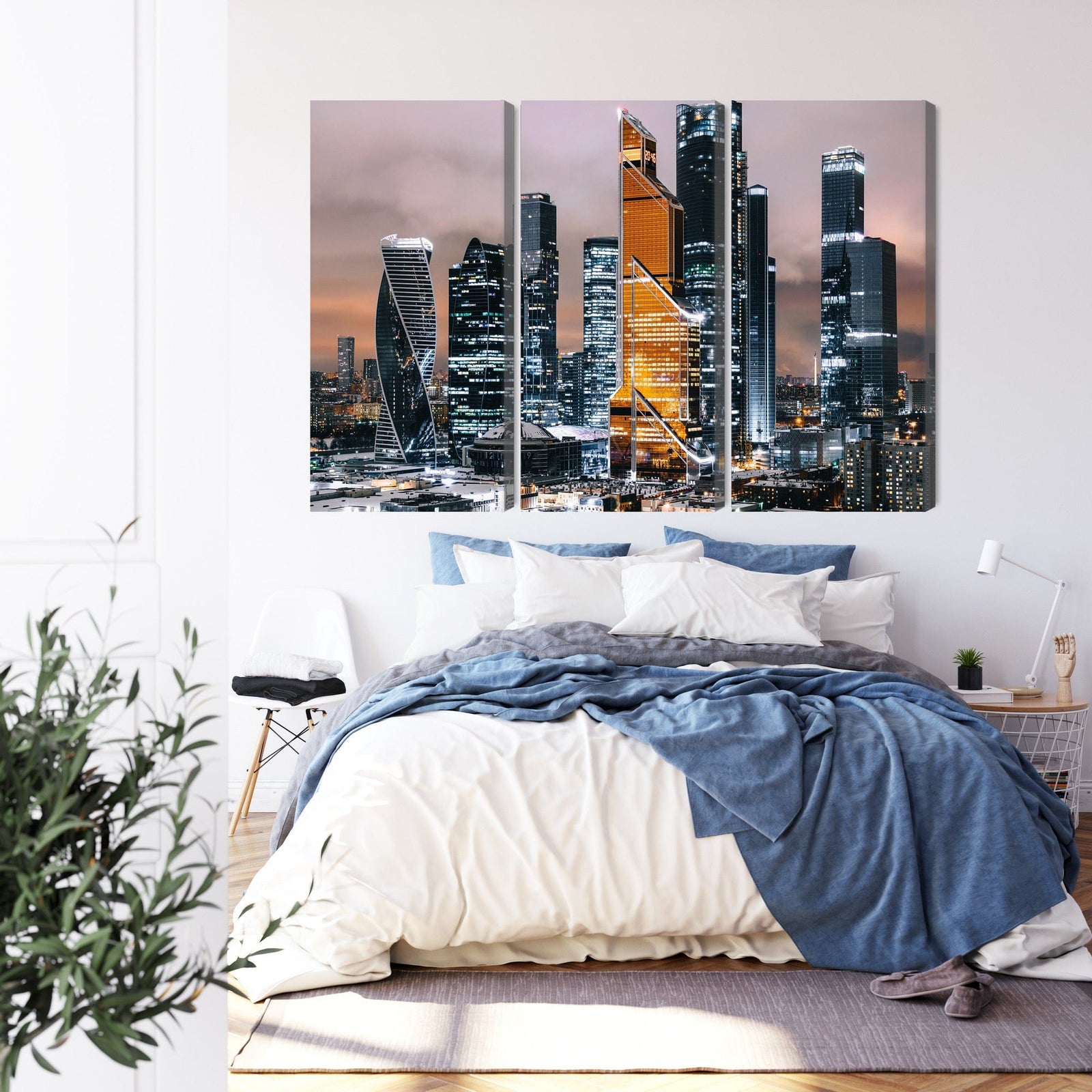 Kanva: Maskavas panorāma, melna/taupe X-ART