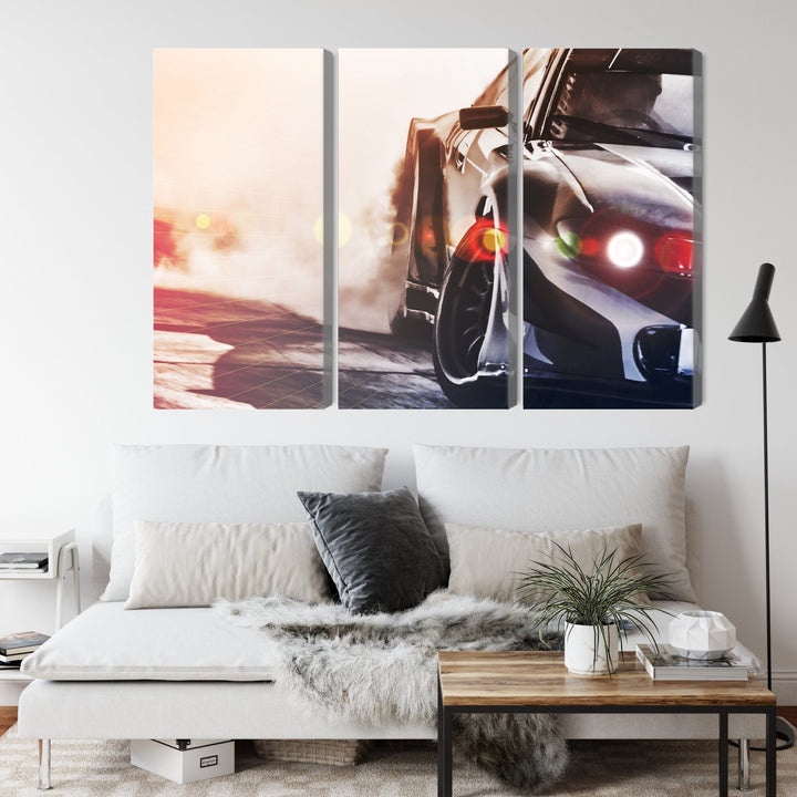 Kanva - Melna driftējoša automašīna, N-3493 X-ART