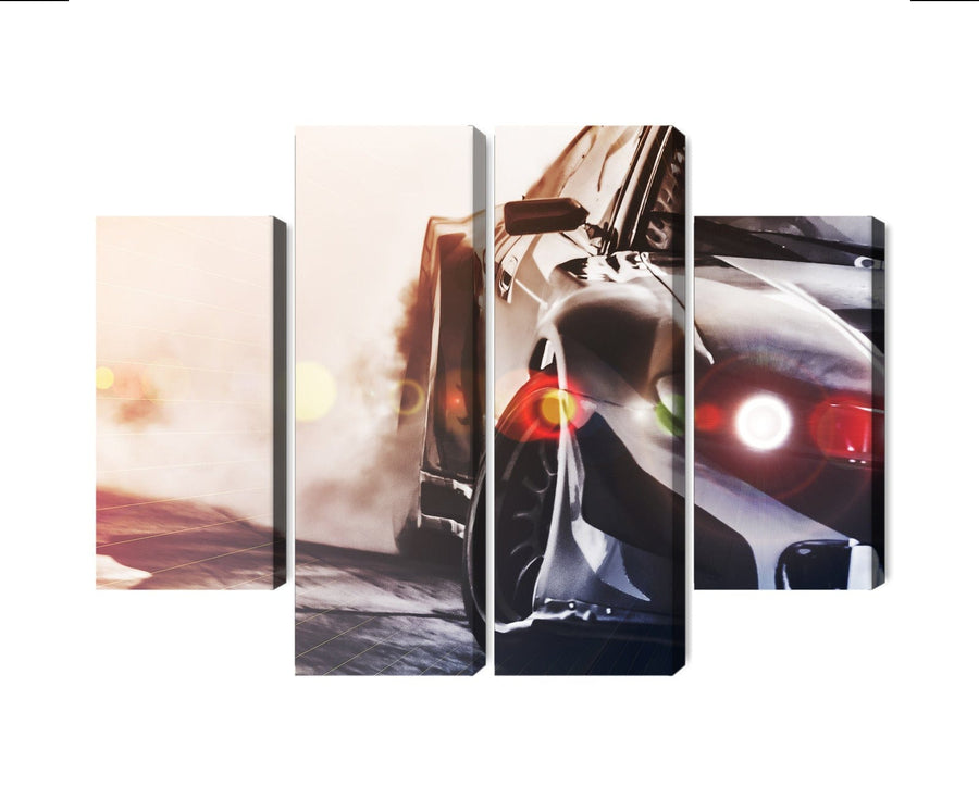 Kanva - Melna driftējoša automašīna, N-3495 X-ART