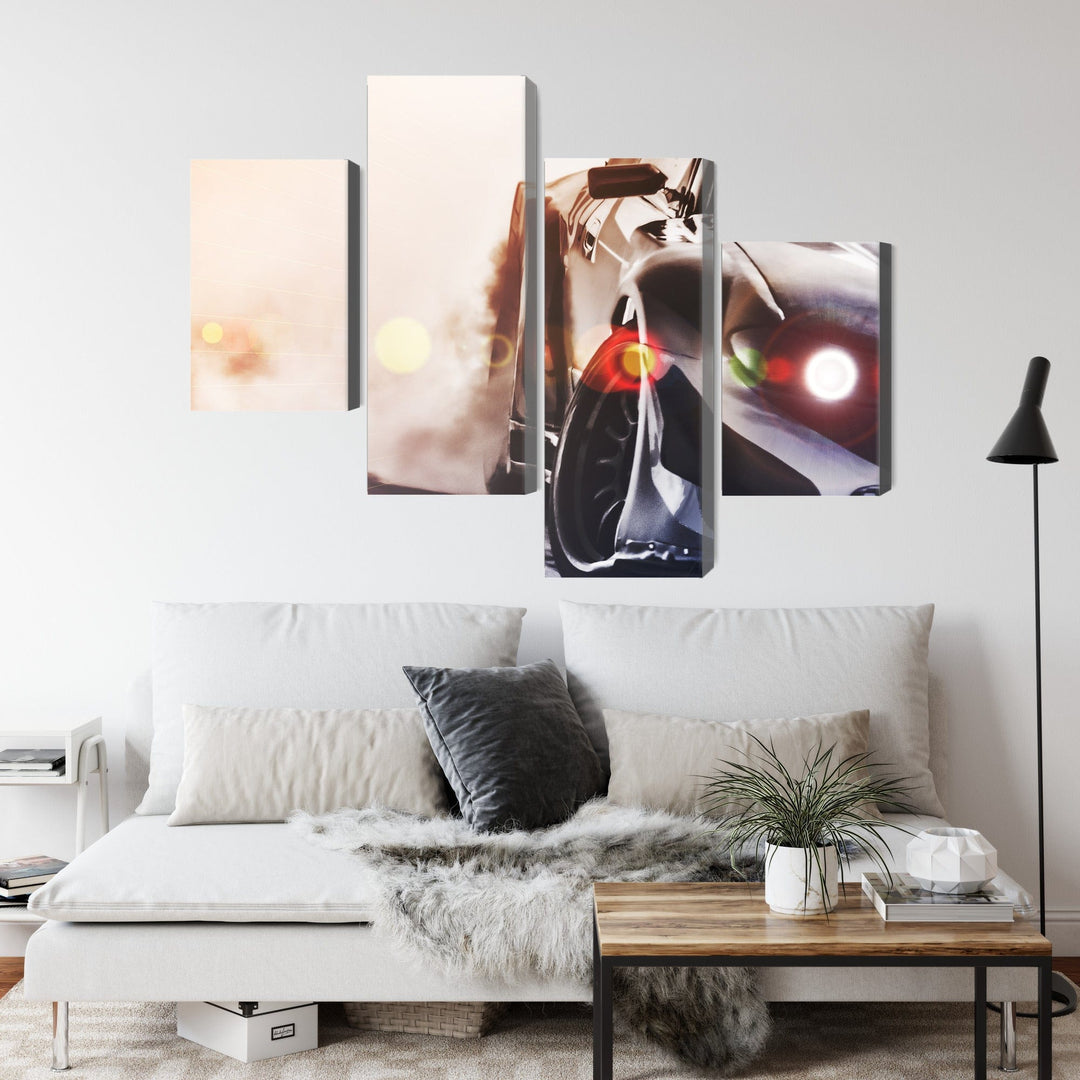 Kanva - Melna driftējoša automašīna, N-3496 X-ART