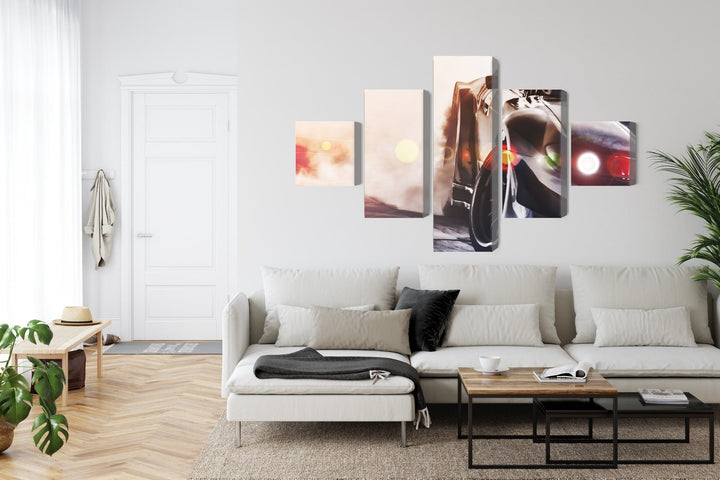 Kanva - Melna driftējoša automašīna, N-3497 X-ART