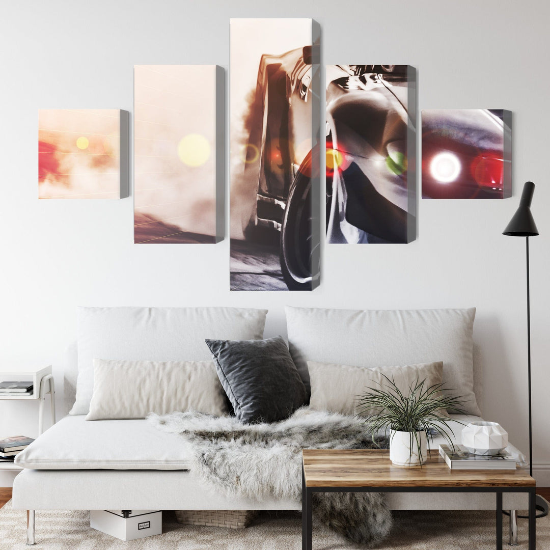 Kanva - Melna driftējoša automašīna, N-3497 X-ART