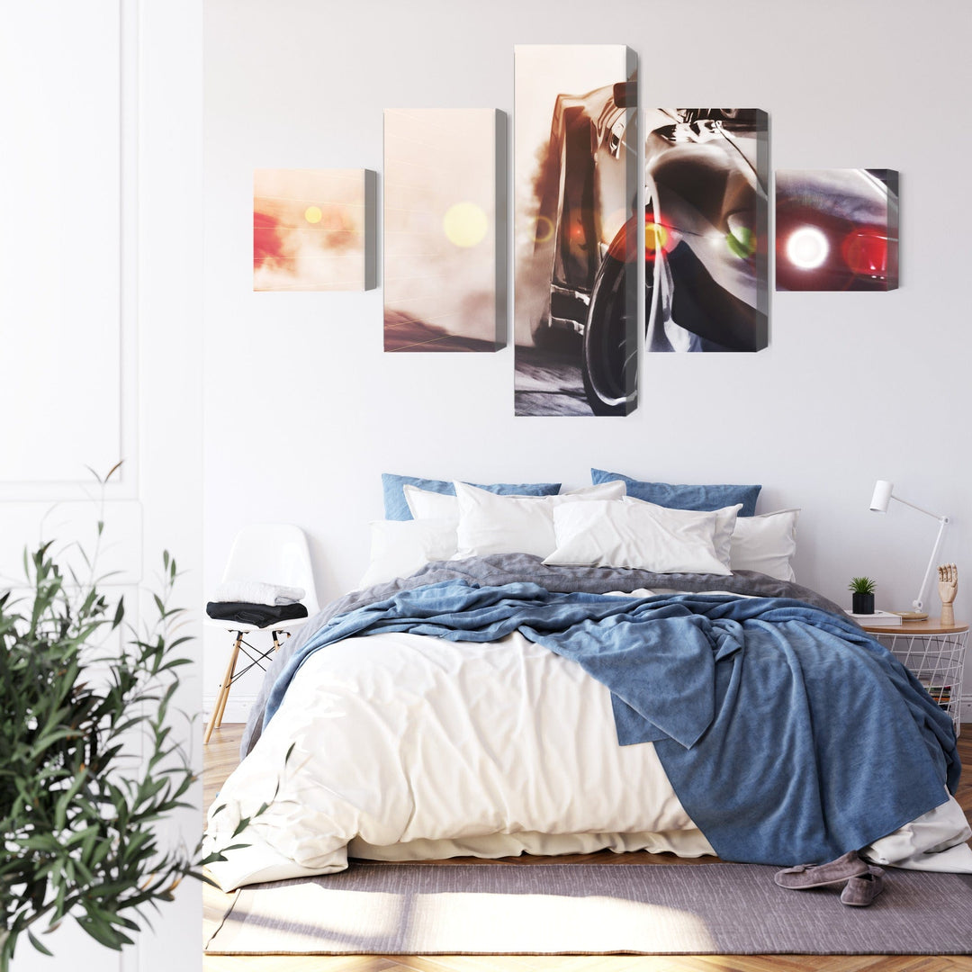 Kanva - Melna driftējoša automašīna, N-3497 X-ART