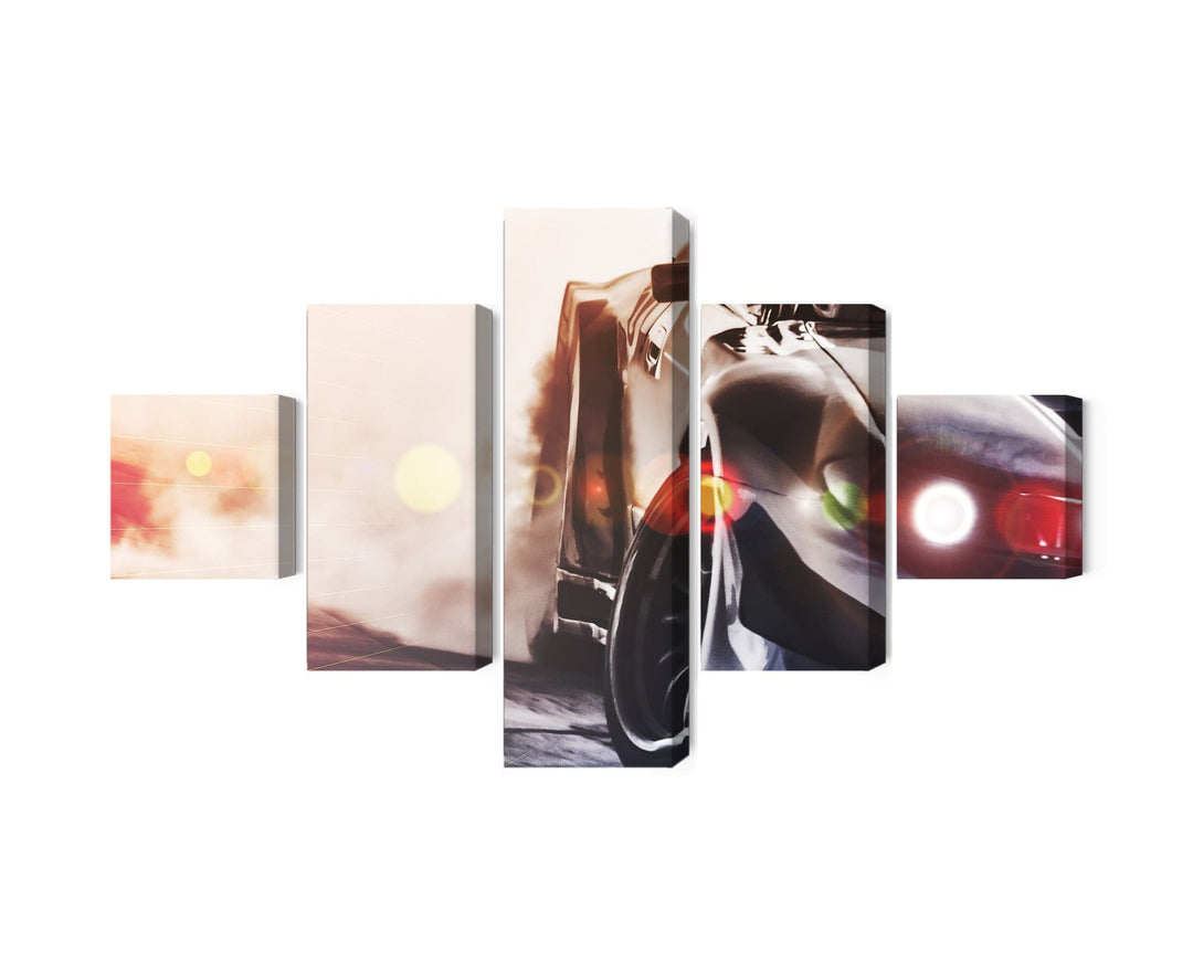 Kanva - Melna driftējoša automašīna, N-3497 X-ART