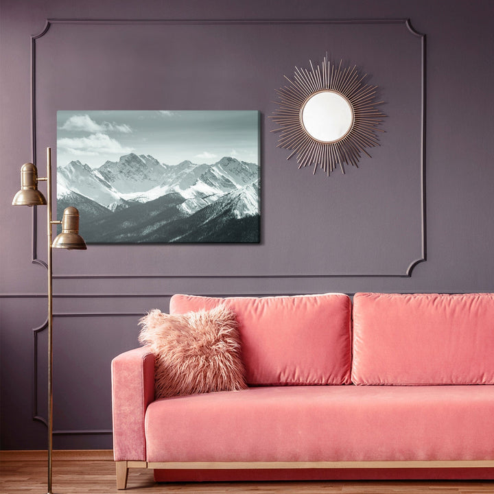 Kanva - Melnbaltā kalnu ainava, N-1052 X-ART