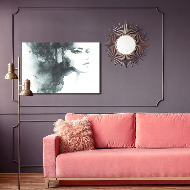 Kanva - Melnbaltā sievietes portrets, N-934 X-ART