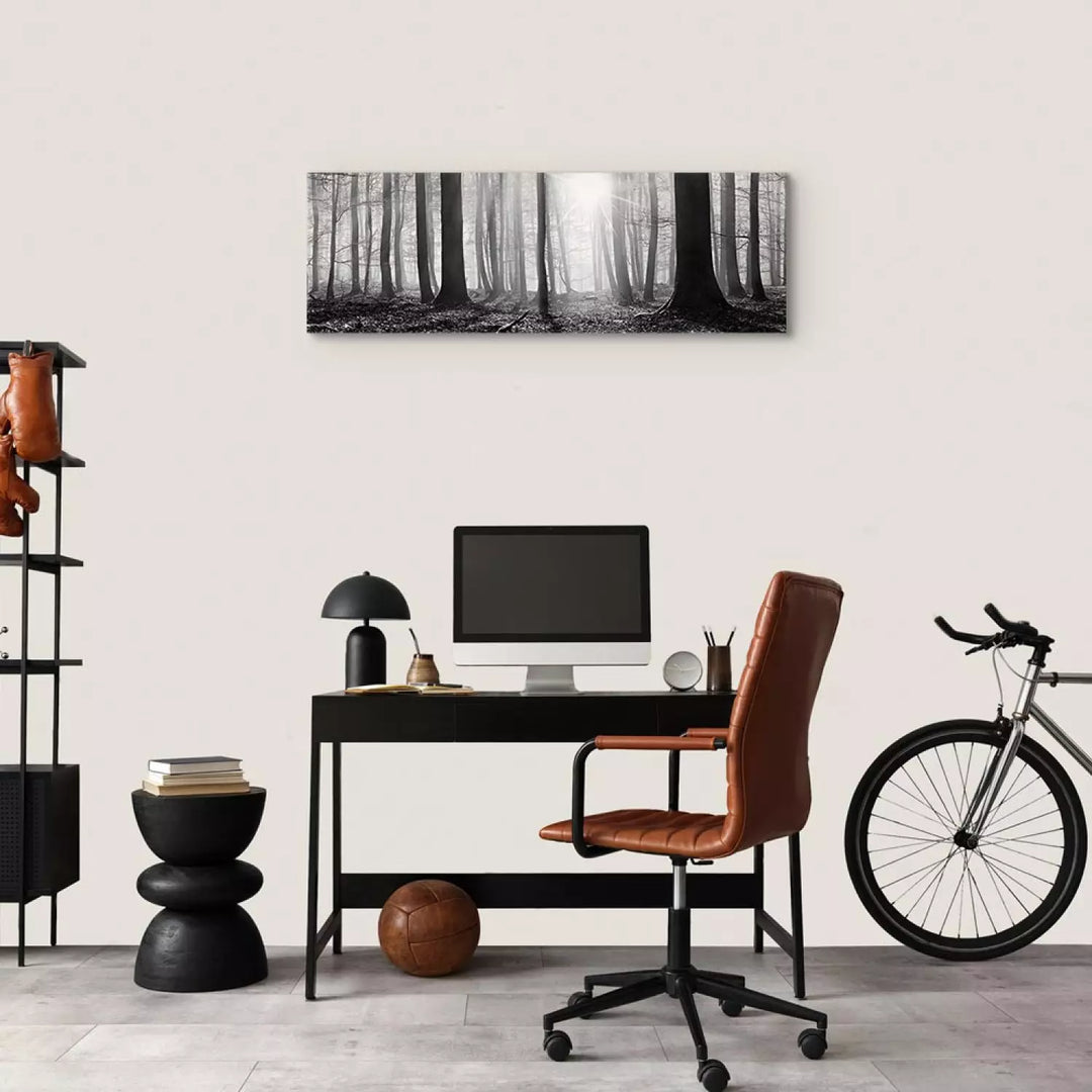 Kanva Melnbalts Mežs (96052) – Elegants Interjera Dekors ART XL