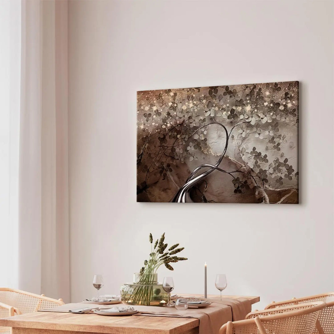 Kanva - Metāliskā flora: 3D ilūzija, 160615