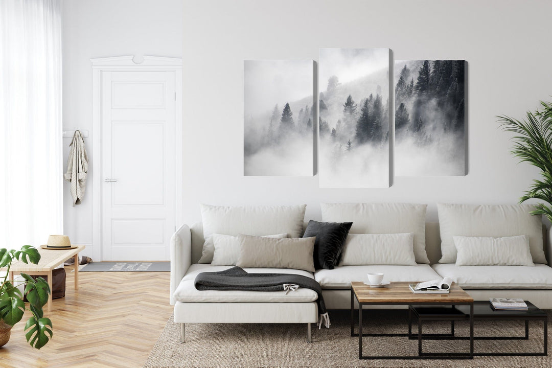 Kanva - Mežs ir apklāts ar miglu, N-1935 X-ART