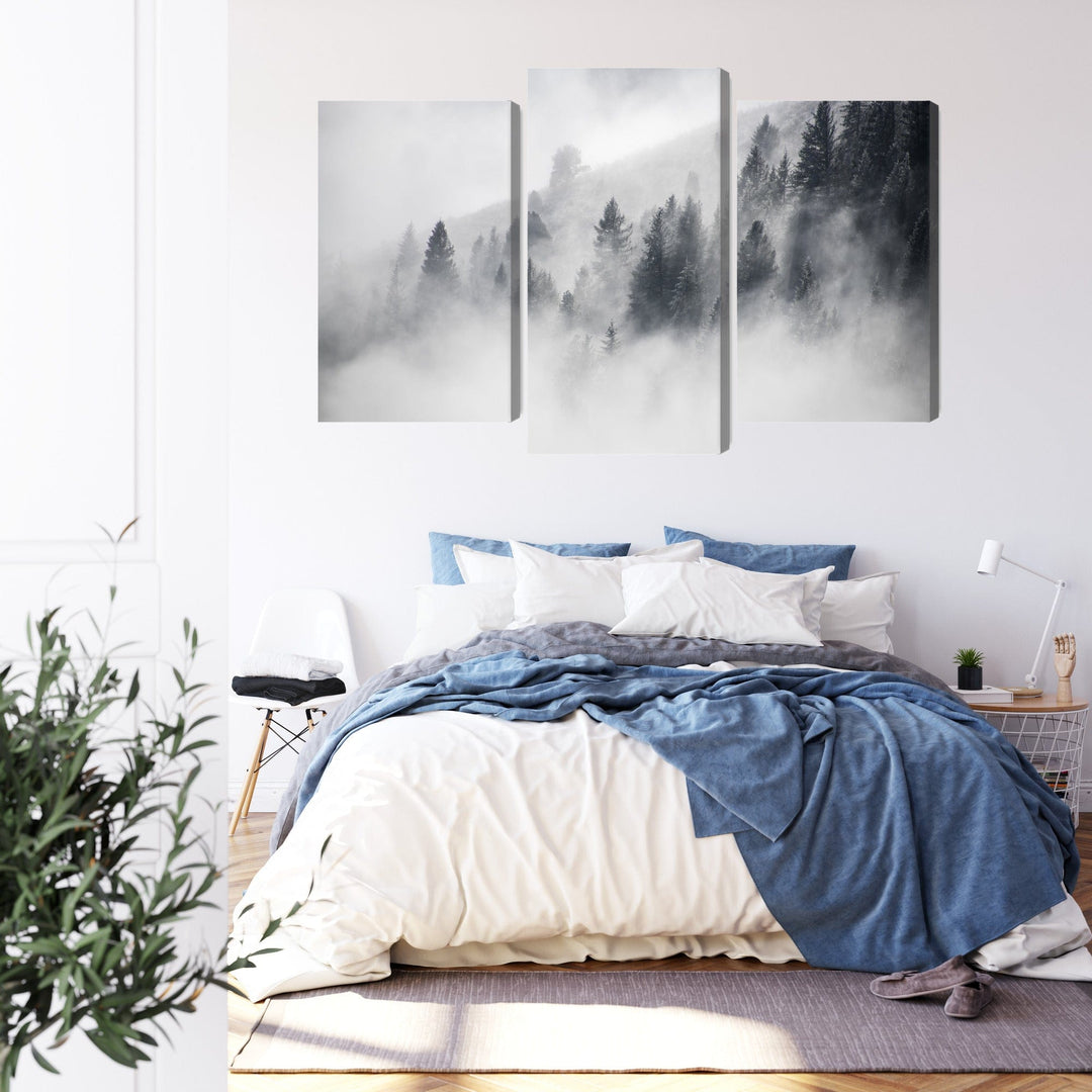 Kanva - Mežs ir apklāts ar miglu, N-1935 X-ART