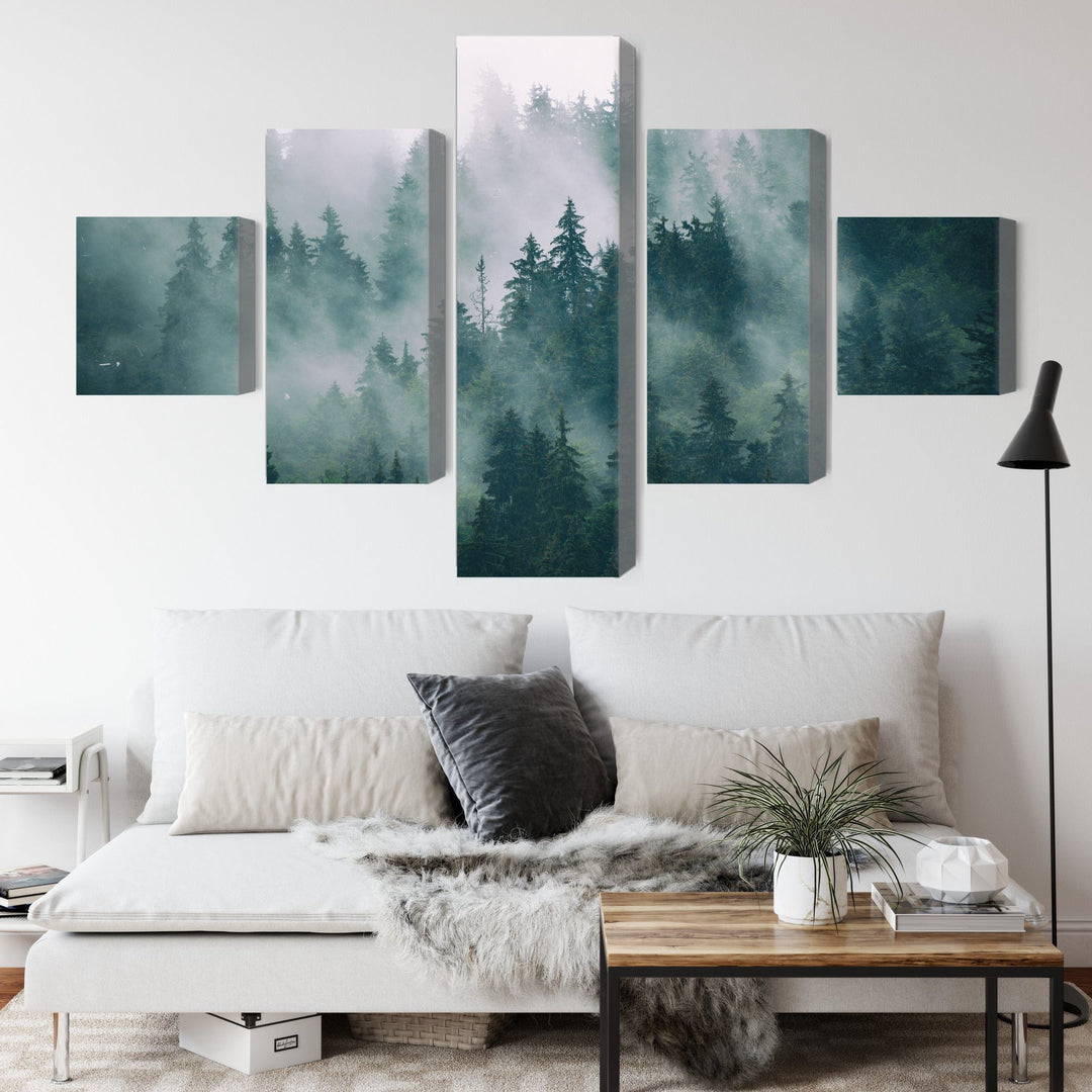 Kanva - Migla zaļā mežā, N-1845 X-ART