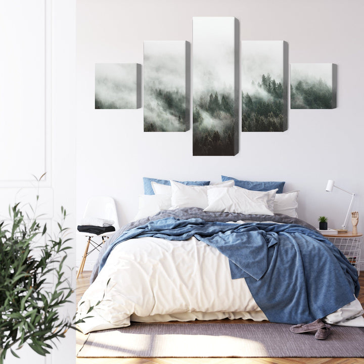 Kanva - Miglaina meža ainava, N-1898 X-ART