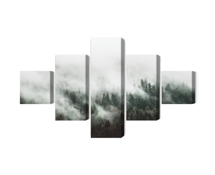 Kanva - Miglaina meža ainava, N-1898 X-ART