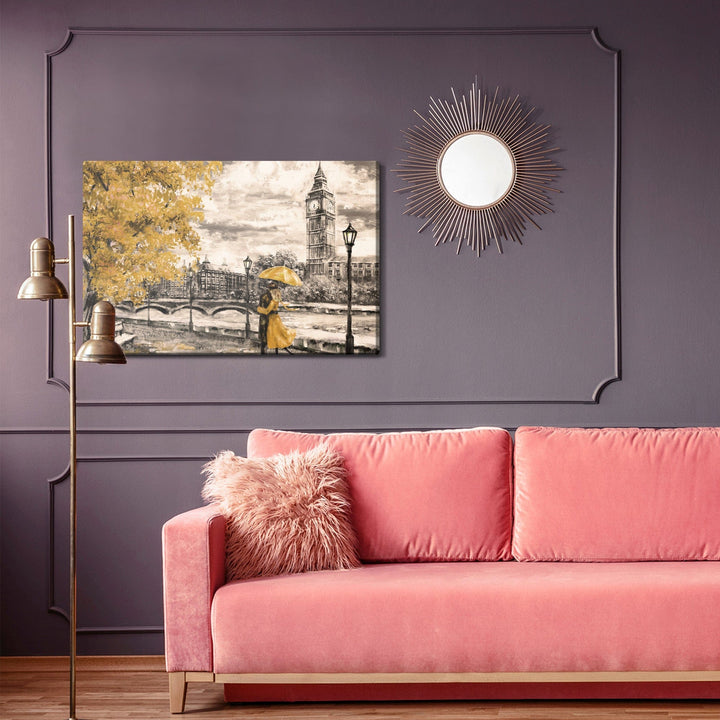 Kanva - Mīlētāji bauda Londonas panorāmu, N-1298 X-ART