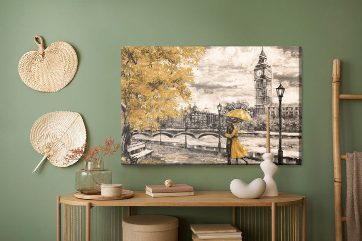 Kanva - Mīlētāji bauda Londonas panorāmu, N-1298 X-ART