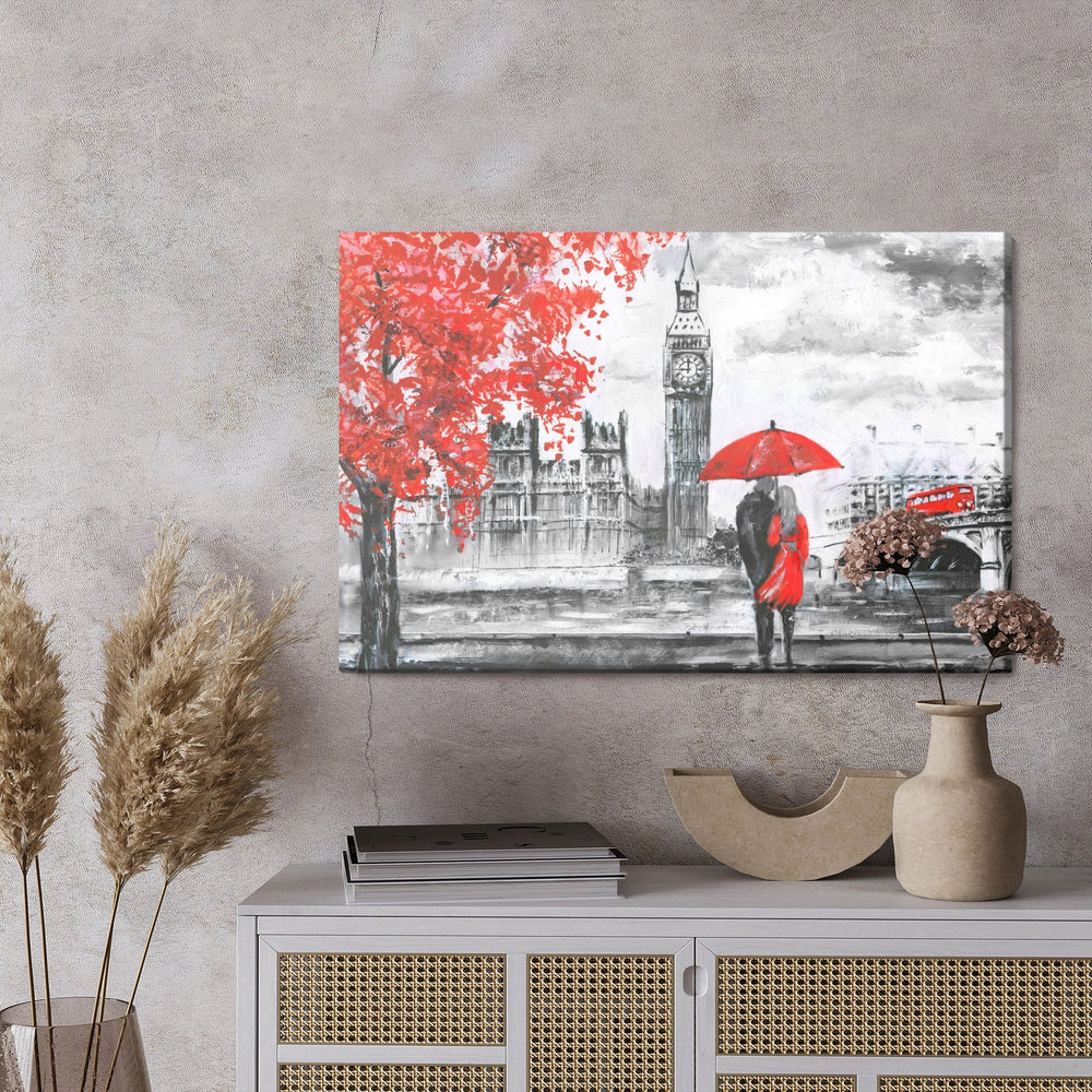 Kanva - Mīlētāji, kas apbrīno Londonu, N-1293 X-ART